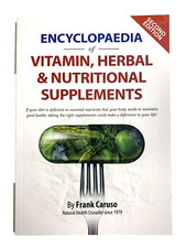 Livro didático de suplementos vitamínicos e nutricionais Encyclopedia por Frank Caruso comprar usado  Enviando para Brazil