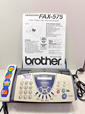 Máquina de fax Brother FAX-575 575 papel simples pessoal fax com telefone comprar usado  Enviando para Brazil