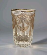 Verre grave dore d'occasion  Toulon-