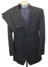 Mens charcoal pinstripe for sale  Lincoln