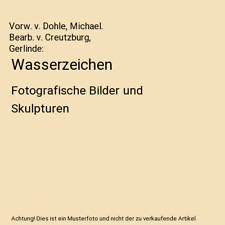 Wasserzeichen fotografische bi gebraucht kaufen  Trebbin
