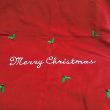Handcrafted embroidered merry for sale  Allentown
