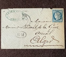 Lettre 1870s oran d'occasion  La Garde