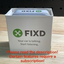 Monitor activo de salud del automóvil FIXD inalámbrico OBD2 / escáner de diagnóstico para iOS - LEER segunda mano  Embacar hacia Mexico