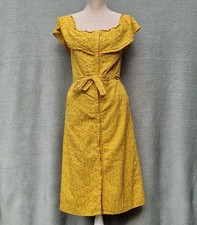 Robe longue jaune d'occasion  Ablis
