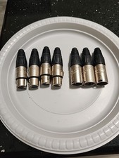 Conectores Neutrik XLR 3 machos e 4 fêmeas comprar usado  Enviando para Brazil