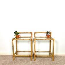 Pair vintage bamboo for sale  WALLINGFORD