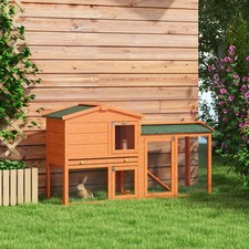 Pawhut rabbit hutch for sale  GREENFORD