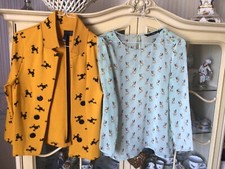 Zara chiffonbluse bulldoggen gebraucht kaufen  Bielefeld