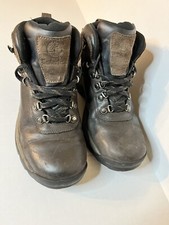 Usado, Botas de caminhada Timberland couro flume médio marrom feminino tamanho 7.5 impermeável comprar usado  Enviando para Brazil