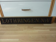 Lokschild eisenbahnschild loth gebraucht kaufen Lokschild eisenbahnschild loth gebraucht kaufen  Lübben-Umland II