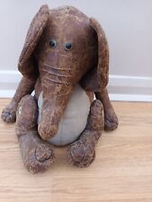 Leatherette sitting elephant for sale  GUILDFORD