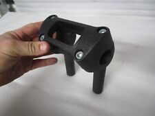 Guidão Risers 22-24 Harley Davidson FXLRST Low Rider Softail preto rugas 5" comprar usado  Enviando para Brazil