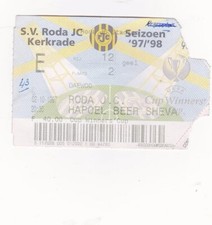 Ingresso Roda Holanda - Hapoel Israel 1997-1998 comprar usado  Enviando para Brazil