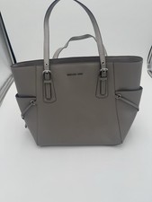 Bolsa tote Michael Kors grande couro cinza East West AB-1806 F18, usado comprar usado  Enviando para Brazil