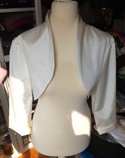 Bolero creme hochzeit gebraucht kaufen  Niederkassel