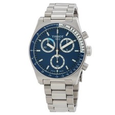 Relógio masculino Tissot PR516 cronógrafo quartzo mostrador azul T149.417.11.041.00 comprar usado  Enviando para Brazil