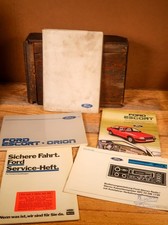 Bedienungsanleitung Betriebsanleitung Bordmappe Ford Escort Mk3 5/86-3 comprar usado  Enviando para Brazil
