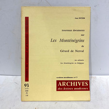 Archives poésie monténégrin d'occasion  Paris IX