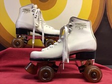 Usado, Patins retrô brancos vintage femininos femininos TAMANHO 7 câmbio interno Pacer 3.6 comprar usado  Enviando para Brazil