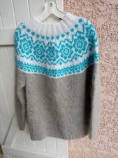 Pull mohair jacquard d'occasion  Puisserguier
