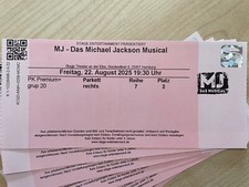 Eintrittskarten michael jackso gebraucht kaufen  Gerolstein