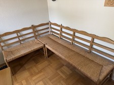 Eckbank esszimmer strohgeflech gebraucht kaufen  Triefenstein