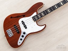 Usado, 2012 Fender Jazz Bass JB/HO mogno semi-oca, blocos e encadernação, Japão MIJ comprar usado Usado, 2012 Fender Jazz Bass JB/HO mogno semi-oca, blocos e encadernação, Japão MIJ comprar usado  Enviando para Brazil