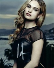 Lily james signed for sale  Atlanta
