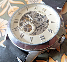 Relógio Fossil ME3052 Grant automático esqueleto pulseira de couro marrom - Excelente, usado comprar usado  Enviando para Brazil