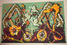 Lithographie serenade bertrand d'occasion  Lamalou-les-Bains