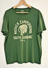 Camiseta Polo Vintage Ralph Lauren Masculina Mather Campground Verde PRL Tamanho XL comprar usado  Enviando para Brazil
