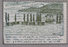 Vecchio disegno penna usato  Torino