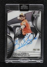 Refrator automático preto cromado 2025 Topps /199 Brian Roberts #CBA-BRO automático, usado comprar usado  Enviando para Brazil