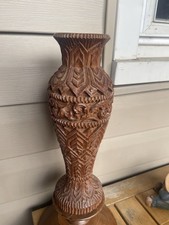 Vintage wooden vase for sale  Rochester