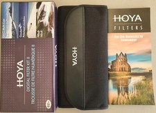 Kit de filtro digital Hoya 62mm 2 - Filtros e estojo fino UV, Cir-PL, ND8 - 62mm comprar usado  Enviando para Brazil