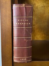 Usado, Biblia Hebraica Hebrew Bible by J Leusden / Hooght 1825 2nd Edition, Judaica comprar usado  Enviando para Brazil