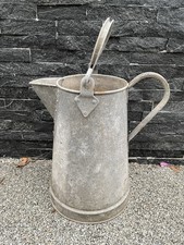 Vintage Galvanized Metal Milk Cream Can Jug 2 Gallon Large Water Planter for sale  SALTASH
