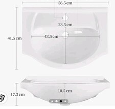 Bathroom basin compact for sale  CHESTERFIELD