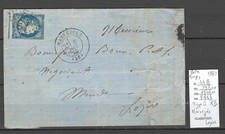 Lettre yvert 44b d'occasion  Paris XII