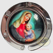 Virgem Maria com estilo infantil bolsa dobrável de cristal gancho cabide com caixa de presente, usado comprar usado  Enviando para Brazil