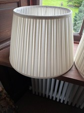 Pair pleated lampshades for sale  AUCHTERARDER
