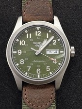 Seiko 5 Sport 4R36-10A0 relógio masculino automático mostrador verde militar 39mm. comprar usado  Enviando para Brazil