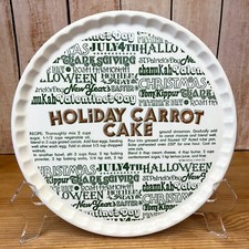 Usado, Prato de servir receita de bolo de cenoura cerâmica vintage Royal China comprar usado  Enviando para Brazil