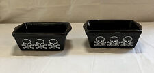 Black ceramic skull for sale  Hawkins