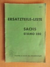 Ersatzteilliste sachs stamo gebraucht kaufen  Könnern