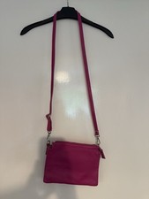 Cerise pink leather for sale  WHITCHURCH