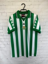 CAMISA DE FUTEBOL RETRÔ VINTAGE REAL BETIS ESPANHA 1999 2000 CASA TAMANHO M, usado comprar usado  Enviando para Brazil