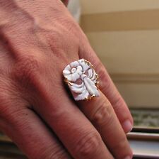 Anello cammeo conchiglia usato  Torre del Greco