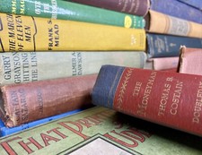 10 Old Rare Hand Sourced Antique Vintage Hardcover Book Lot. Assorted Colors segunda mano  Embacar hacia Mexico